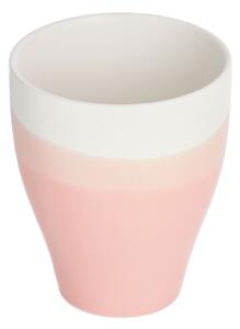 Tazza Sayuri in porcellana rosa e bianco