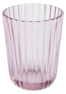 Vaso piccolo Savelia di vetro rosa chiaro