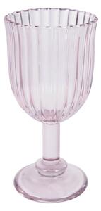 Calice di vino Savelia in vetro rosa chiaro 20 cl