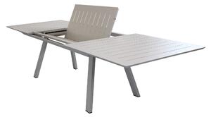 SPLENDOR - set tavolo da giardino allungabile 200/300x110 compreso di 8 poltrone in alluminio