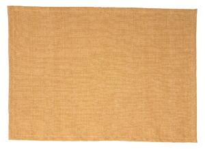Set Abinadi di 2 individuali in cotone e lino senape 35 x 50 cm