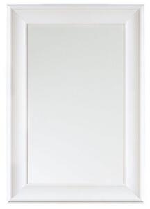 Specchio da parete pensile bianco 61 x 91 cm in materiale sintetico ispirato allo stile minimalista scandinavo Beliani