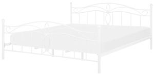 Letto matrimoniale in metallo nero 160x200 cm ANTLIA 