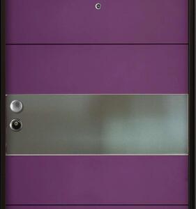 Porta blindata MASTER Violet viola L 80 x H 210 cm destra