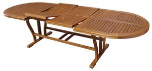 GENIUS - tavolo da giardino allungabile in legno massiccio di acacia 200/300x110