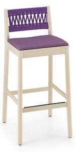 Julie Stool Cross Violet