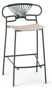 Genoa Stool Cross Grey