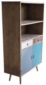ADELINE - mobiletto barrie in mdf multicolor 80x35x140