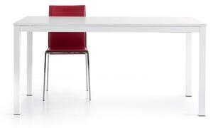 RAPHAEL - tavolo da pranzo moderno allungabile frassinato con struttura in metallo 80x120/170