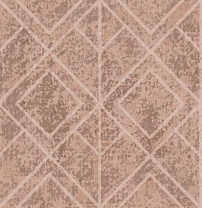 Carta da parati Rombi geometrici su sfondo texturizzato, Parati astratta classici, a00141 : Uwalls.it