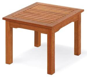 RIACO - tavolino da giardino in legno massiccio di acacia 50x50