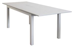 ARGENTUM - tavolo da giardino allungabile in alluminio 150/210x90