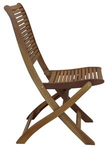 MULIER - sedia da giardino pieghevole in legno massiccio di acacia
