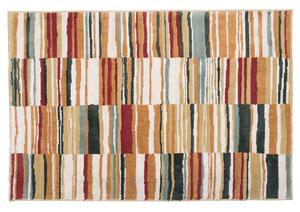 Tappeto in tessuto a pelo corto Multicolore 140 x 200 cm stile moderno contemporaneo Beliani
