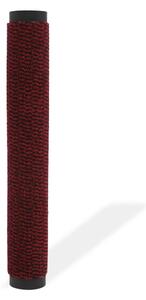 Tappeto Antipolvere Trapuntato Rettangolare 90x150cm Rosso
