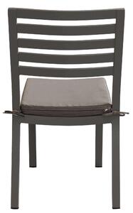 DEXTER - set tavolo da giardino allungabile 200/300x100 compreso di 6 sedie in alluminio