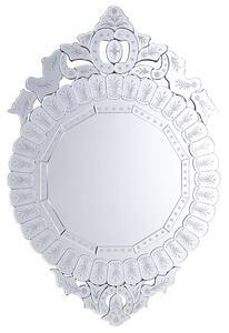 Specchio da parete argento 70 x 100 cm Princess Design Cameretta per bambini Cameretta per bambini Beliani
