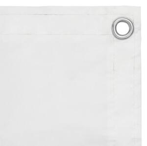 Paravento da Balcone Bianco 75x300 cm in Tessuto Oxford