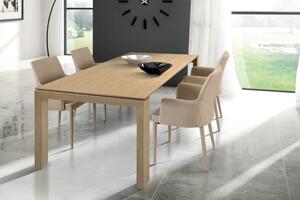 ARTHUR - tavolo da pranzo moderno allungabile in legno 90x160/200/240