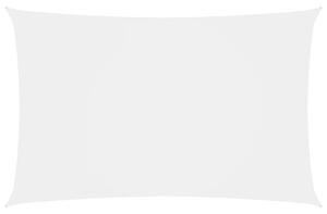 Parasole a Vela Oxford Rettangolare 2x5 m Bianco
