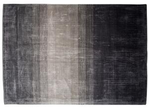 Tappeto a pelo corto grigio-nero 160 x 230 cm Beliani