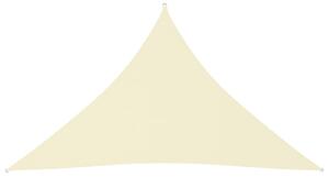 Parasole a Vela Oxford Triangolare 3x3x4,24 m Crema