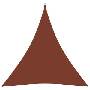 Parasole a Vela Oxford Triangolare 3x3x3 m Terracotta