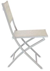 GAJA - sedia da giardino in alluminio e textilene pieghevole salvaspazio