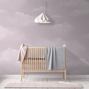 Carta da parati Nuvole rosa in delicate tonalità pastello, Carta da parati per Bambini, w03994v2 : Uwalls.it