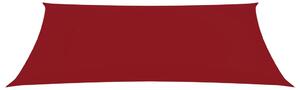 Parasole a Vela Oxford Rettangolare 2x5 m Rosso