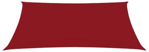 Parasole a Vela Oxford Rettangolare 2x3 m Rosso