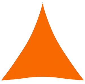 Parasole a Vela Oxford Triangolare 4x4x4 m Arancione