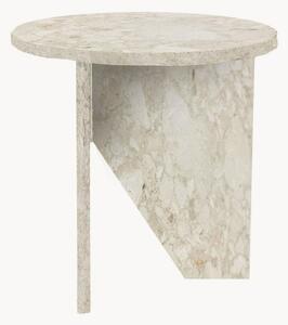 Tavolino rotondo in marmo Verde