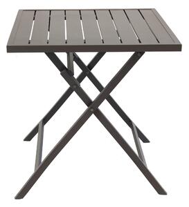 ABELUS - tavolo da giardino pieghevole salvaspazio in alluminio 70x70