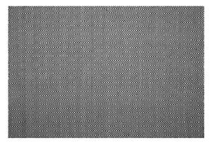 Tappeto in tessuto Nero bianco 80 x 150 cm per interni ed esterni moderno Beliani