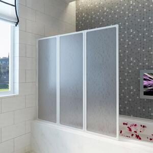 Doccia da bagno a parete 117 x 120 cm 3 Pannelli pieghevoli