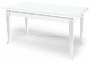 DONNY - tavolo da pranzo allungabile in legno massello 80x80/115/150
