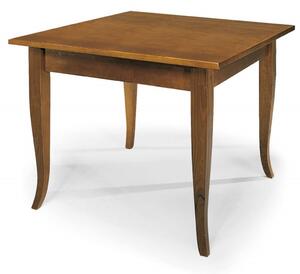 EDGAR - tavolo da pranzo in legno massello 80x80