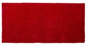 Tappeto shaggy rosso 80 x 150 cm Beliani