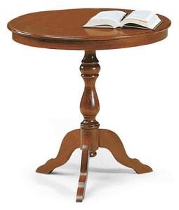 DUKE - tavolino in legno massello tondo 60x75