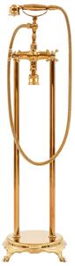 Rubinetteria a Colonna per Vasca Bagno Acciaio Inox 99,5cm Oro