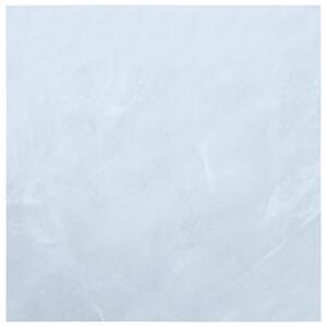 Listoni per Pavimenti Autoadesivi in PVC 5,11 m² Marmo Bianco
