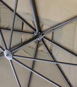 SAGITTARIUS - ombrellone da giardino decentrato 3x3