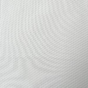 Zanetti Copriletto Singolo Sorriso in Piquet di Puro Cotone 100% Bianco