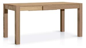 RAYMOND - tavolo da pranzo moderno allungabile in rovere naturale 80x110/160