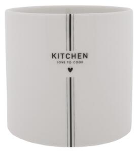 Bastion Collections Contenitore Kitchen Love to Cook da Cucina Bianco