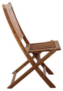 DRESDA - sedia da giardino pieghevole in legno massiccio di acacia