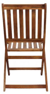 DRESDA - sedia da giardino pieghevole in legno massiccio di acacia