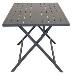 ABELUS - tavolo da giardino pieghevole salvaspazio in alluminio 70x130