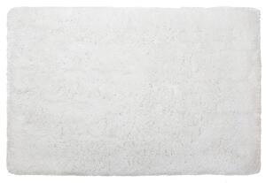 Tappeto shaggy rettangolare di color bianco 140x200 cm Beliani